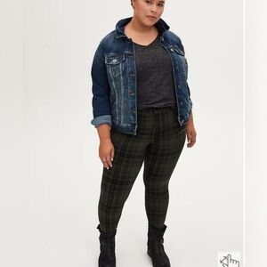 Torrid Plaid Skinny Pants